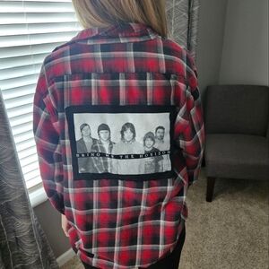 Bring Me the Horizon Upcycled Band Tee Flannel L